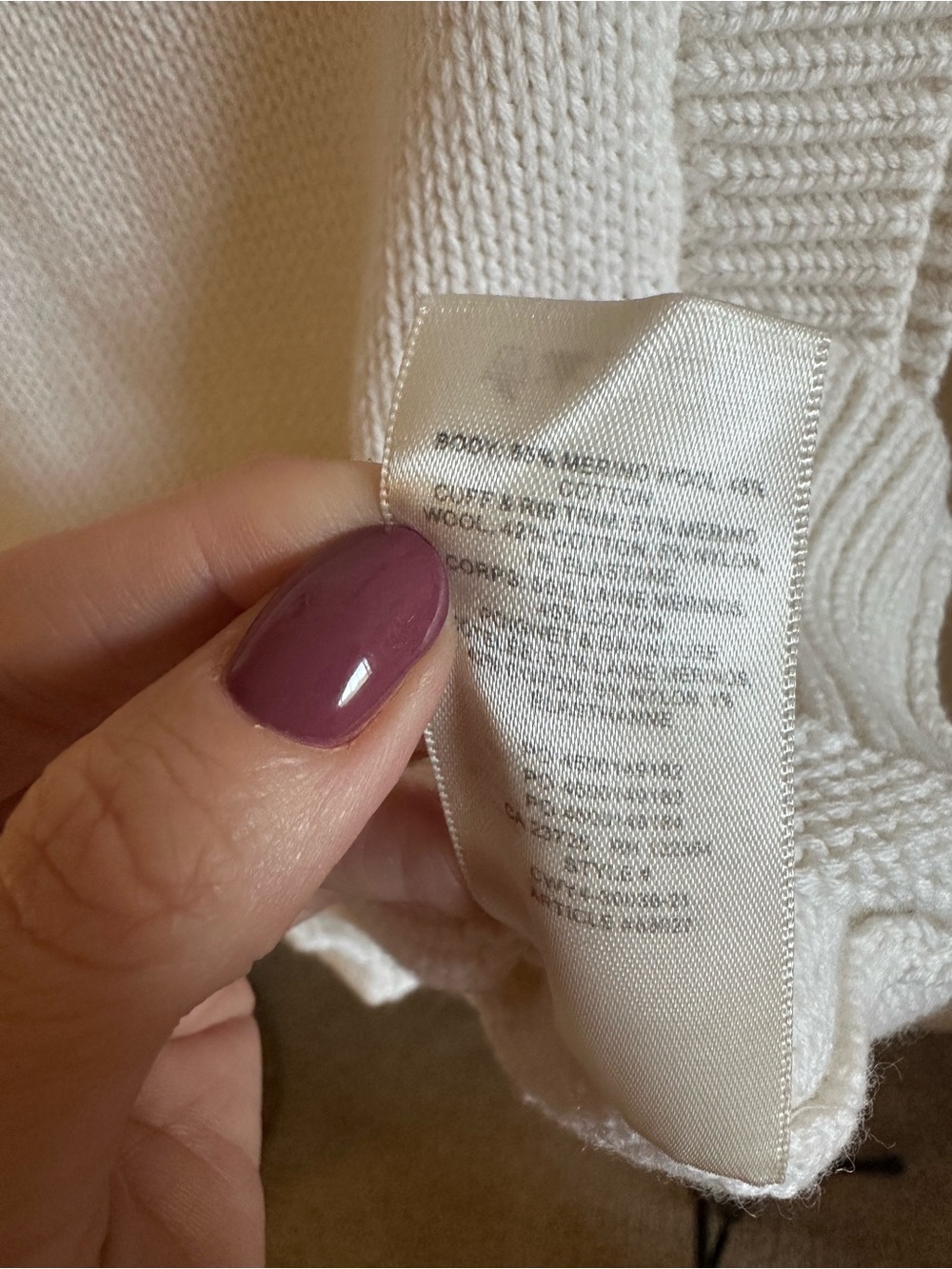 Aritzia Wilfred Cream Sleeveless Crewneck Sweater Vest - Picture 6 of 6